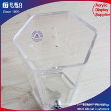 Recycling Square Acrylic Clear Donation Box